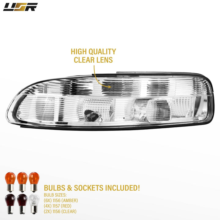 1991-1994 Lexus SC300 / SC400 All Clear Lens Tail Lights
#light-source_incandescent
