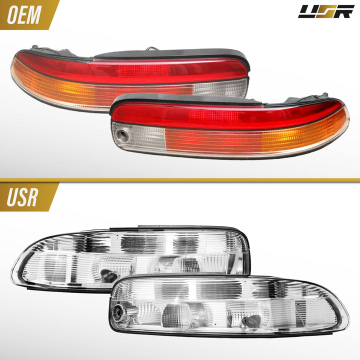 1995-2000 Lexus SC300 / SC400 All Clear Lens Tail Lights
#light-source_incandescent
