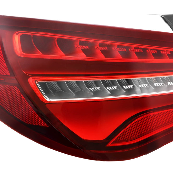 2014 - 2019 Mercedes W217 CLA Class Red / Clear Lens Full LED Tail Lights