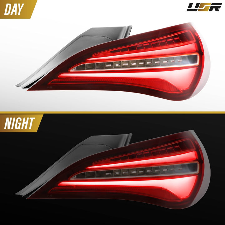 2014 - 2019 Mercedes W217 CLA Class Red / Clear Lens Full LED Tail Lights