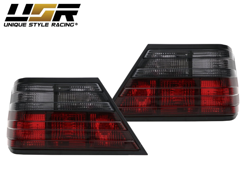 1986 - 1995 Mercedes E Class W124 4D Sedan / 2D Coupe Euro Red/Smoke Tail Light