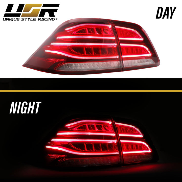 2012 - 2015 Mercedes ML Class W166 OEM GLE Style Rear 4 Piece LED Tail Light Set