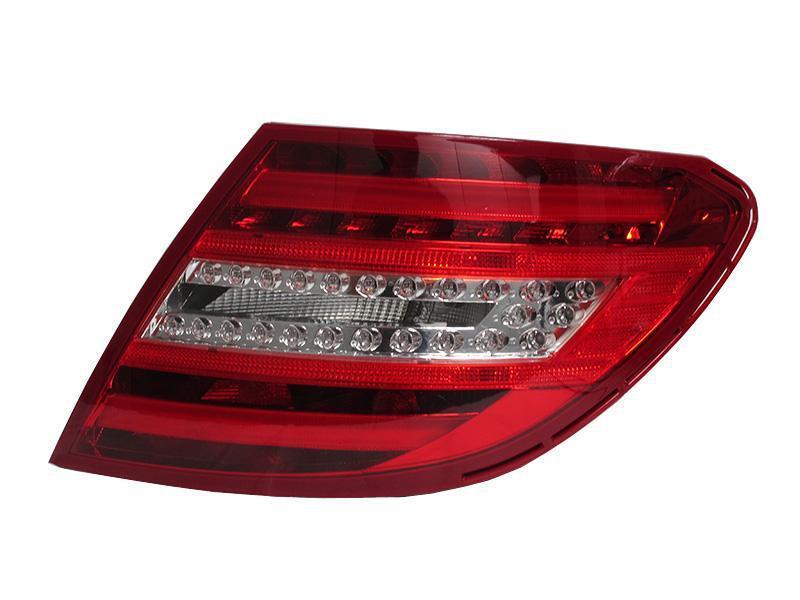 2008 - 2011 Mercedes Benz C Class W204 Facelift Style DOT / SAE Red/Clear or Red/Smoke Light Bar LED Tail Light