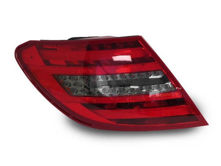2008 - 2011 Mercedes Benz C Class W204 Facelift Style DOT / SAE Red/Clear or Red/Smoke Light Bar LED Tail Light