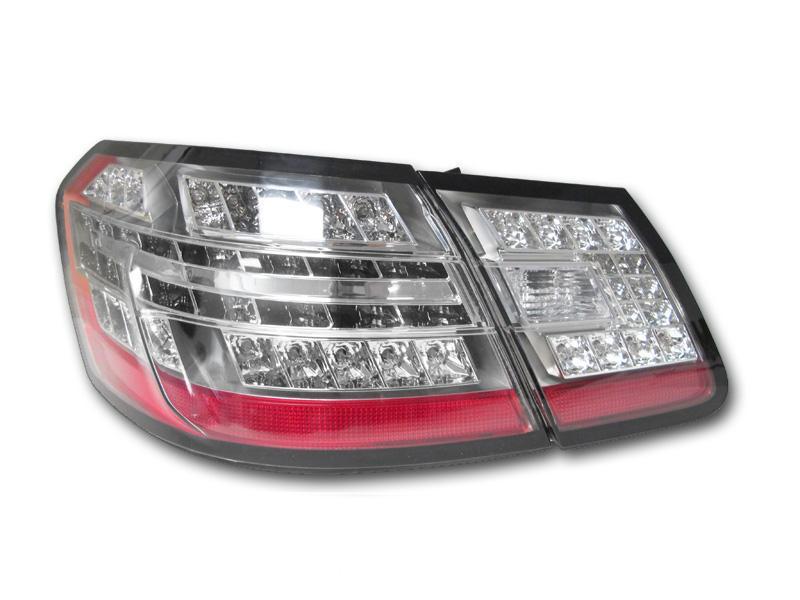 2010 - 2013 Mercedes E Class W212 4D Sedan OEM Style Euro Sport Edition Clear Lens Rear LED Tail Light