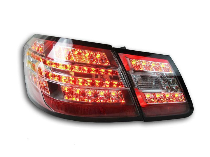 2010 - 2013 Mercedes E Class W212 4D Sedan OEM Style Euro Sport Edition Clear Lens Rear LED Tail Light