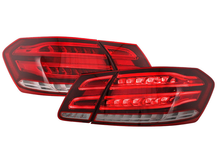 2010 - 2013 Mercedes Benz E Class W212 4D Sedan Facelift Style LED Light Bar Tail Light