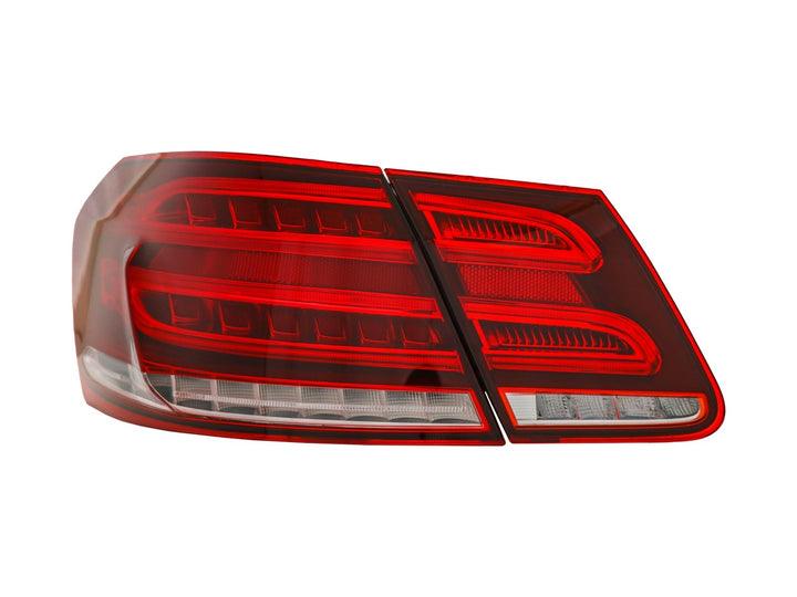 2010 - 2013 Mercedes Benz E Class W212 4D Sedan Facelift Style LED Light Bar Tail Light