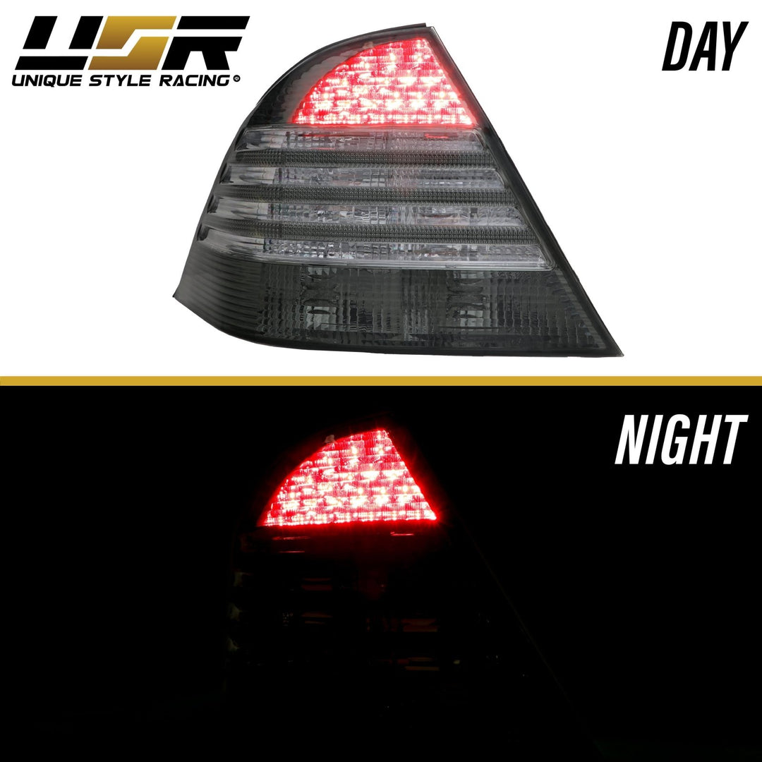 2000 - 2006 Mercedes S Class W220 Red / Clear or Smoke Lens LED Tail Light