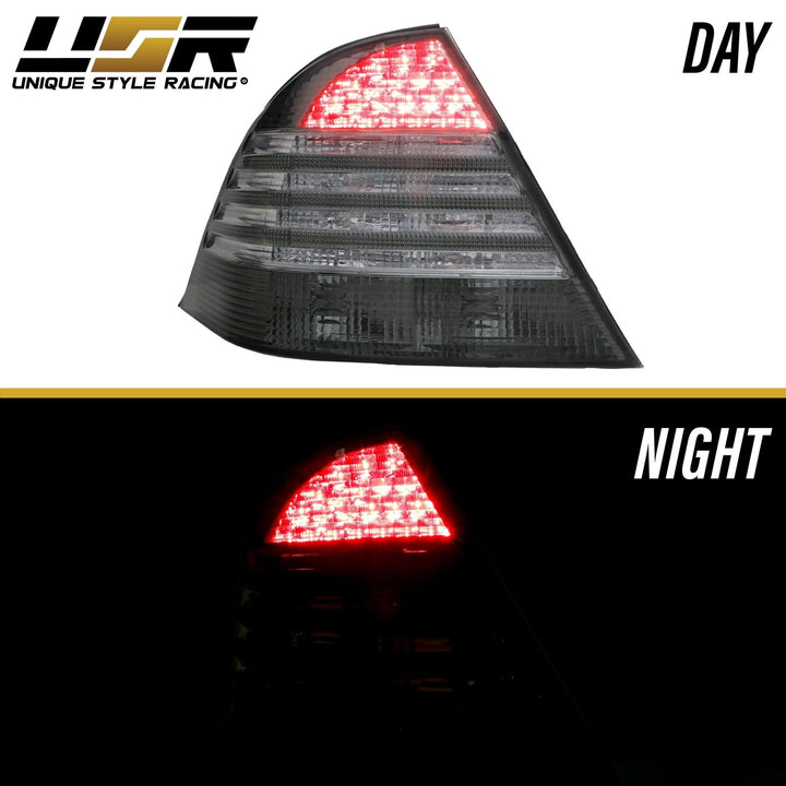 2000 - 2006 Mercedes S Class W220 Red / Clear or Smoke Lens LED Tail Light