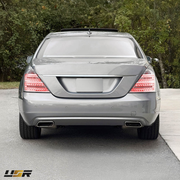 2010 - 2013 Mercedes W221 S Class All Clear Lens LED Tail Lights