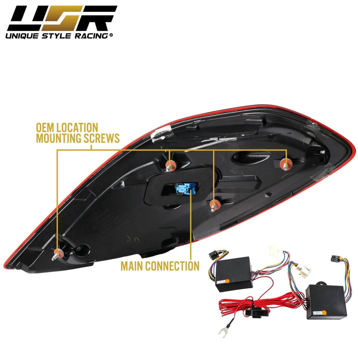 2014 - 2017 Mercedes S Class W222 Maybach AMG USA FACELIFT Plug & Play Red Lens Full LED Tail Light Set
