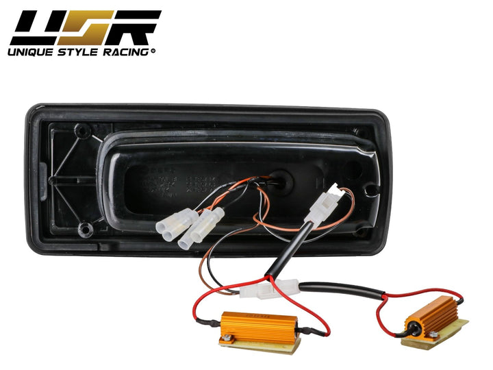 2007 - 2018 Mercedes W463 G Class w/ 2019 + W464 OEM Style LED Light Bar & LED Sequential Turn Signal Red/Clear or Smoke Lens Tail Light

#lens-color_smoke-lens