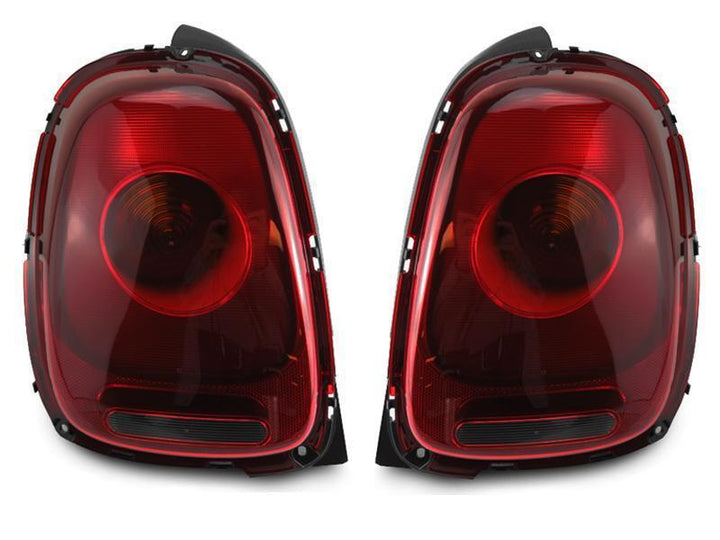 2014-2017 Mini Cooper F55/F56/F57 NonLED Base Model Dark Red Smoke Rear Tail Light Set