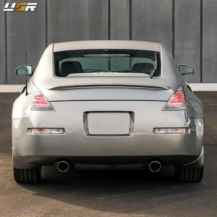 2003 2004 2005 2006 2007 2008 2009 Nissan 350Z 350 Z 33 Z33 JDM 'Z' Shaped All Clear Lens LED Tail Light

#fit-type_facelift-led-models