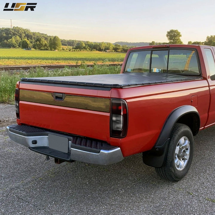 1998 - 2004 Nissan Frontier Dark Red Smoked Lens Tail Lights