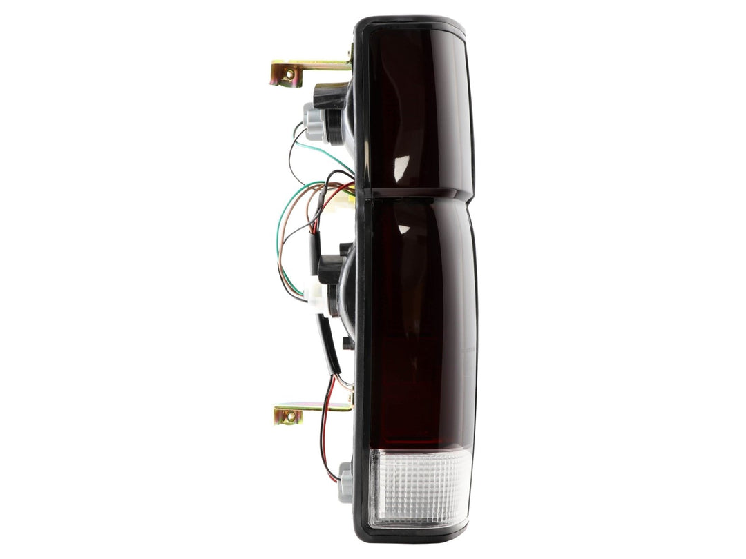 1986 - 1997 Nissan Hardbody Pickup Truck Dark Red Lens Tail Lights