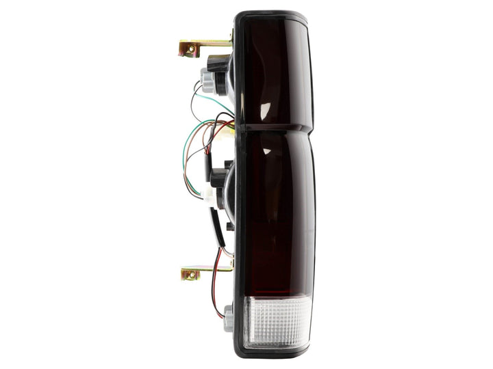 1986 - 1997 Nissan Hardbody Pickup Truck Dark Red Lens Tail Lights
