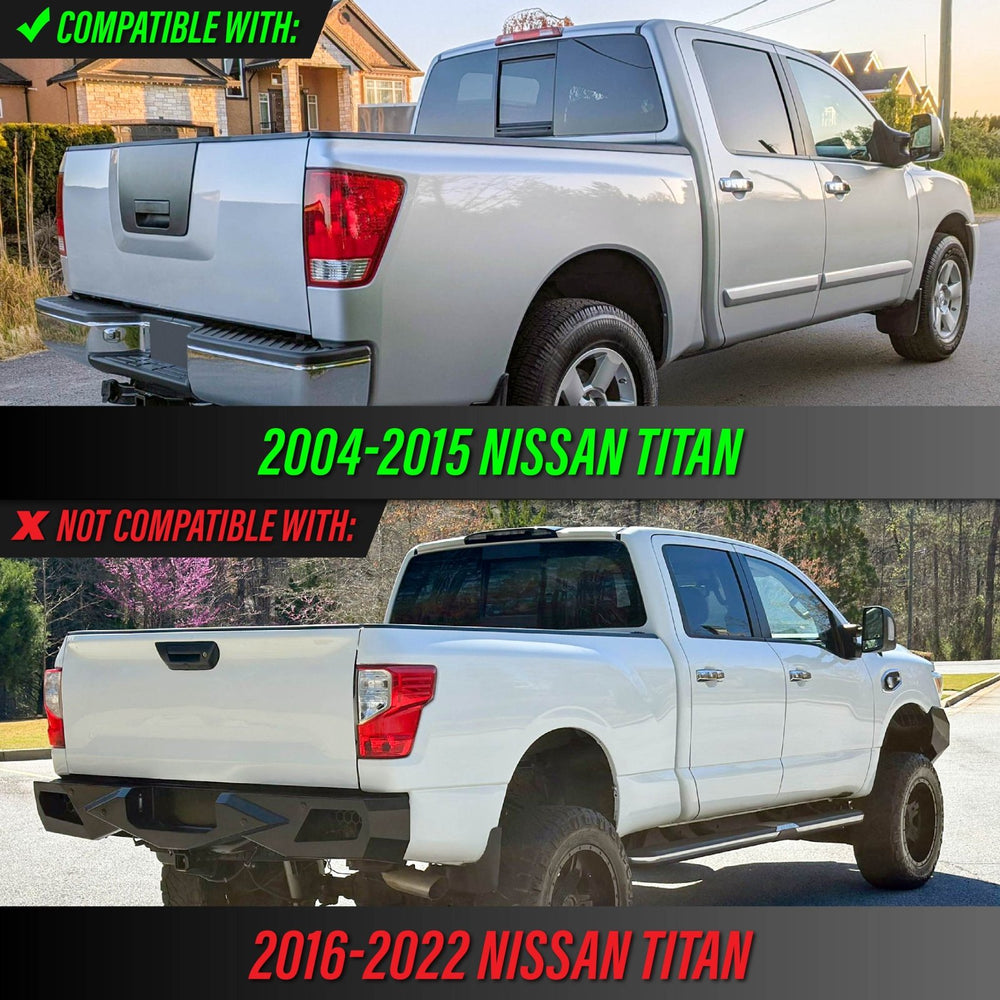 2004 - 2015 Nissan Titan Direct Replacement Tail Lights