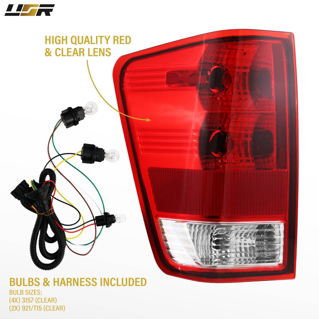2004 - 2015 Nissan Titan Direct Replacement Tail Lights