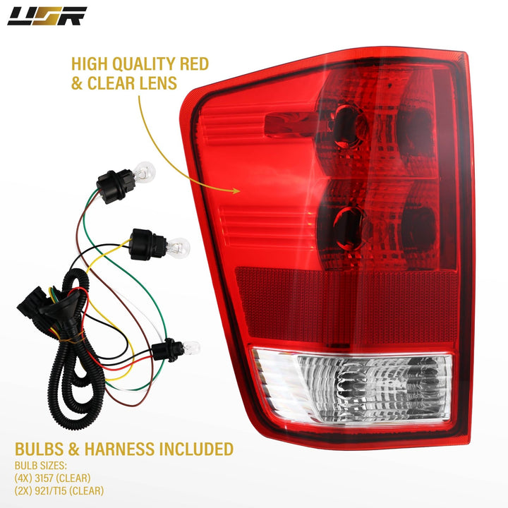 2004 - 2015 Nissan Titan Direct Replacement Tail Lights