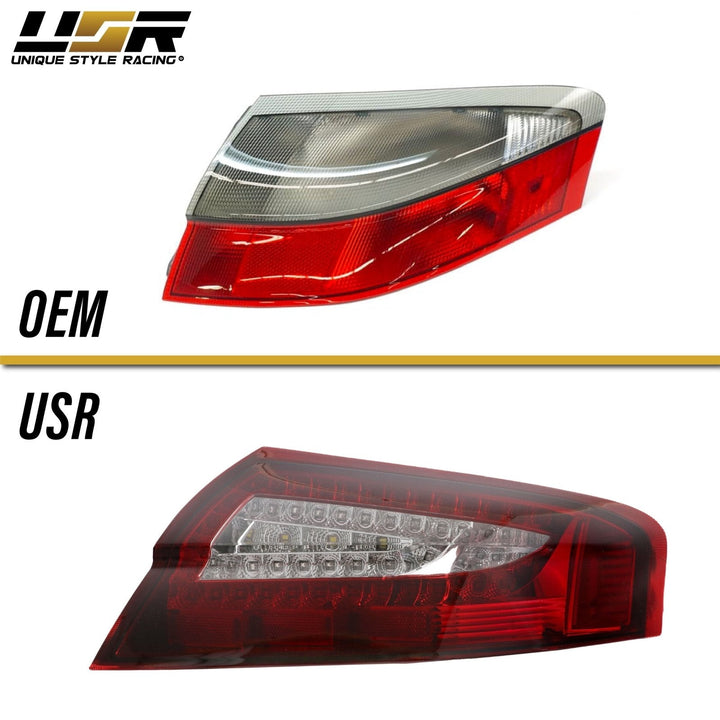 1998 - 2004 Porsche 911 996 Chassis Carrera 4S Turbo GT2 GT3 Red/Clear or Red/Smoke or Smoked LED Rear Tail Lights