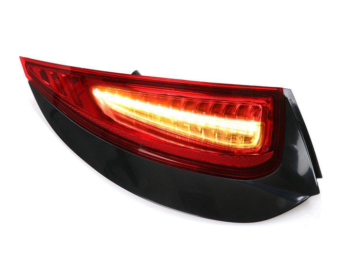 2009 - 2012 Porsche 911 Carrera 997.2 Chassis 991 Style Red/Clear LED Light Bar Rear Tail Light Set
