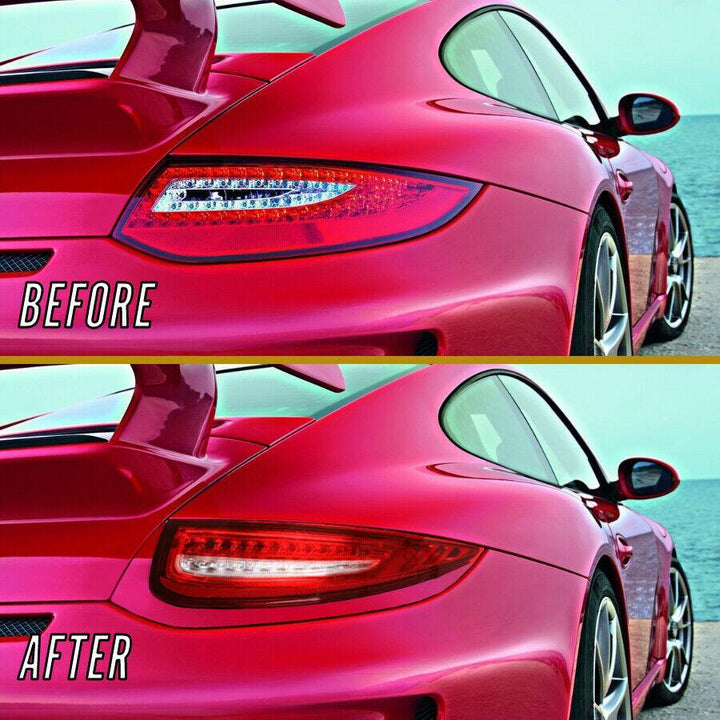2009 - 2012 Porsche 911 Carrera 997.2 Chassis 991 Style Red/Clear LED Light Bar Rear Tail Light Set