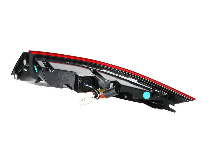 2009 - 2012 Porsche 911 Carrera 997.2 Chassis 991 Style Red/Clear LED Light Bar Rear Tail Light Set