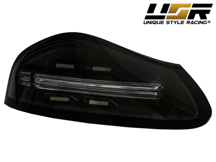 1997 - 2004 Porsche Boxster 986 Chassis 718 Style Black/Red or Smoke/Clear Lens LED Light Bar Tail Lights