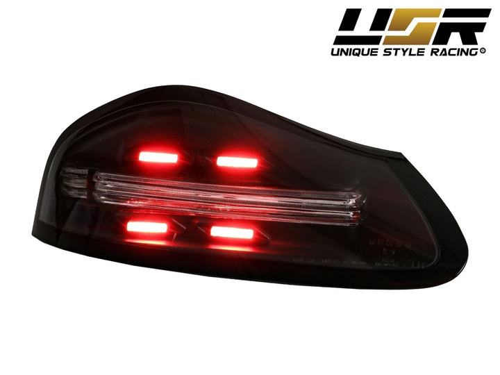 1997 - 2004 Porsche Boxster 986 Chassis 718 Style Black/Red or Smoke/Clear Lens LED Light Bar Tail Lights