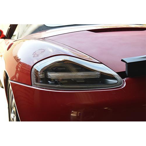 1997 - 2004 Porsche Boxster 986 Chassis 718 Style Black/Red or Smoke/Clear Lens LED Light Bar Tail Lights