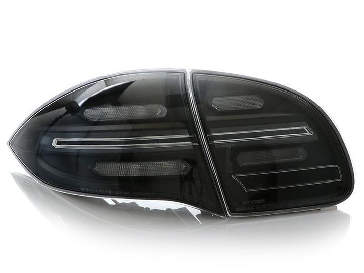 2011 - 2014 Porsche Cayenne 958 USR Facelift Style Full LED Clear or Smoke or GTS Dark Red Smoke Rear Tail Light
