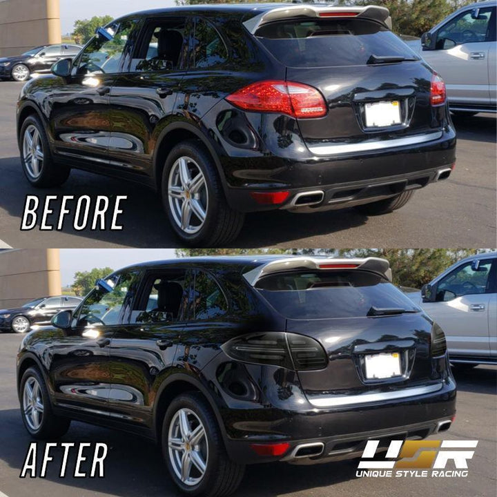 2011 - 2014 Porsche Cayenne 958 USR Facelift Style Full LED Clear or Smoke or GTS Dark Red Smoke Rear Tail Light