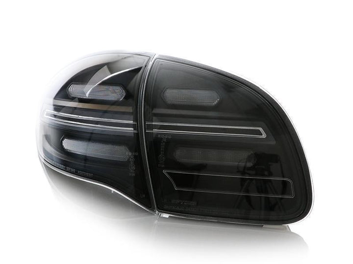 2011 - 2014 Porsche Cayenne 958 USR Facelift Style Full LED Clear or Smoke or GTS Dark Red Smoke Rear Tail Light