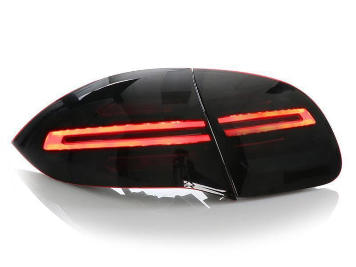 2011 - 2014 Porsche Cayenne 958 USR Facelift Style Full LED Clear or Smoke or GTS Dark Red Smoke Rear Tail Light