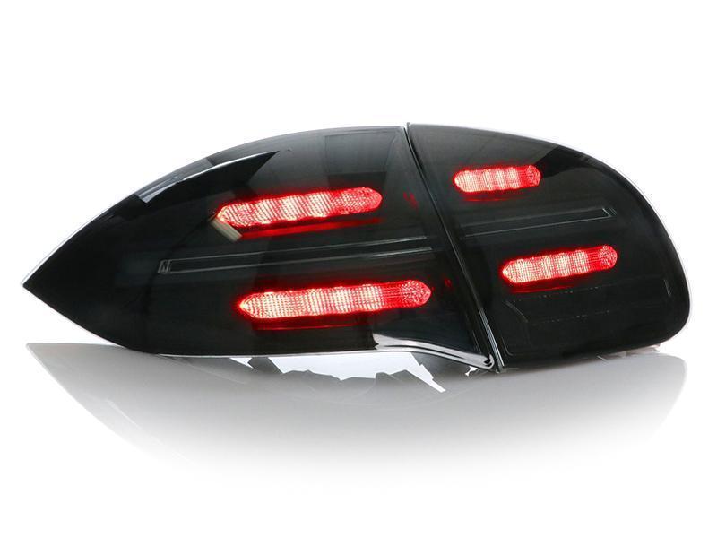 2011 - 2014 Porsche Cayenne 958 USR Facelift Style Full LED Clear or Smoke or GTS Dark Red Smoke Rear Tail Light