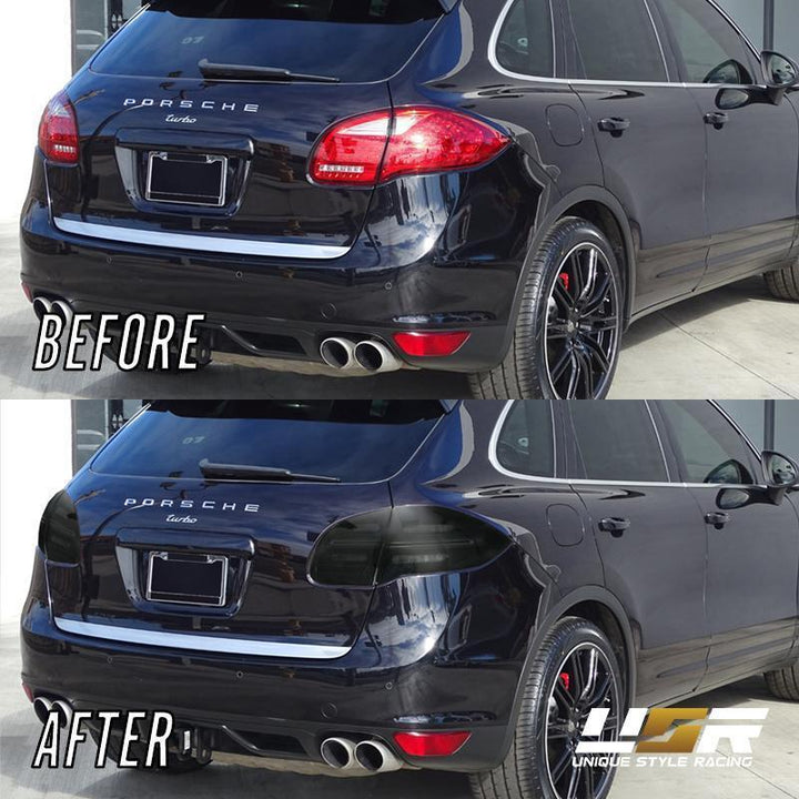 2011 - 2014 Porsche Cayenne 958 USR Facelift Style Full LED Clear or Smoke or GTS Dark Red Smoke Rear Tail Light