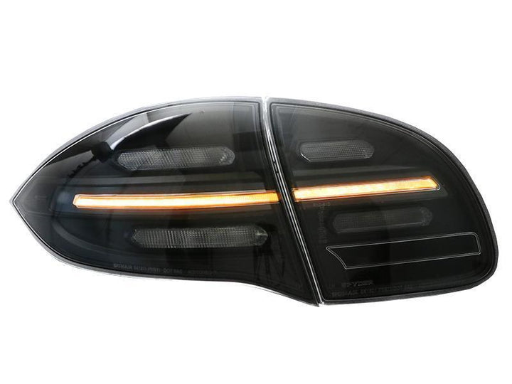 2011 - 2014 Porsche Cayenne 958 USR Facelift Style Full LED Clear or Smoke or GTS Dark Red Smoke Rear Tail Light