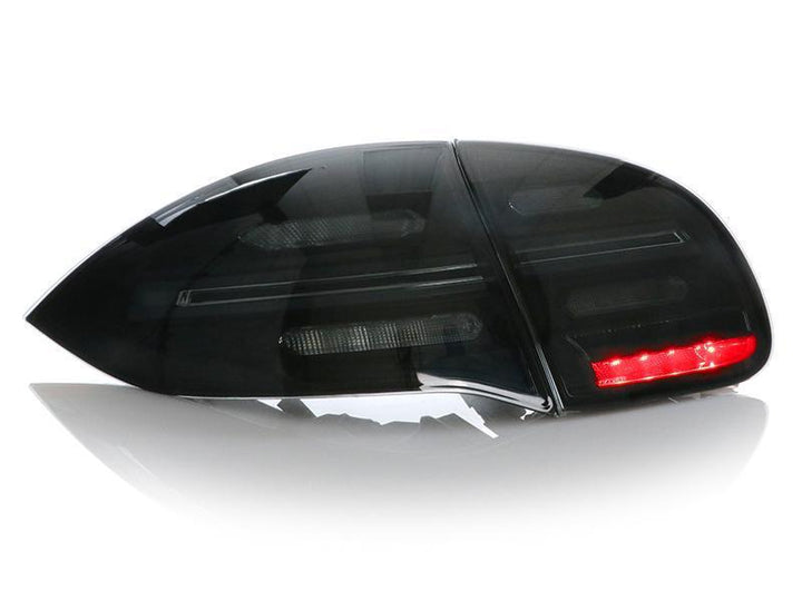 2011 - 2014 Porsche Cayenne 958 USR Facelift Style Full LED Clear or Smoke or GTS Dark Red Smoke Rear Tail Light