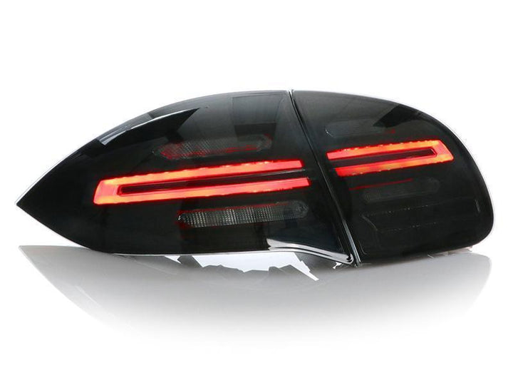 2011 - 2014 Porsche Cayenne 958 USR Facelift Style Full LED Clear or Smoke or GTS Dark Red Smoke Rear Tail Light