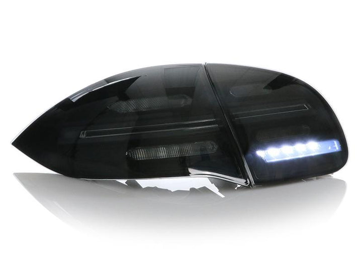 2011 - 2014 Porsche Cayenne 958 USR Facelift Style Full LED Clear or Smoke or GTS Dark Red Smoke Rear Tail Light