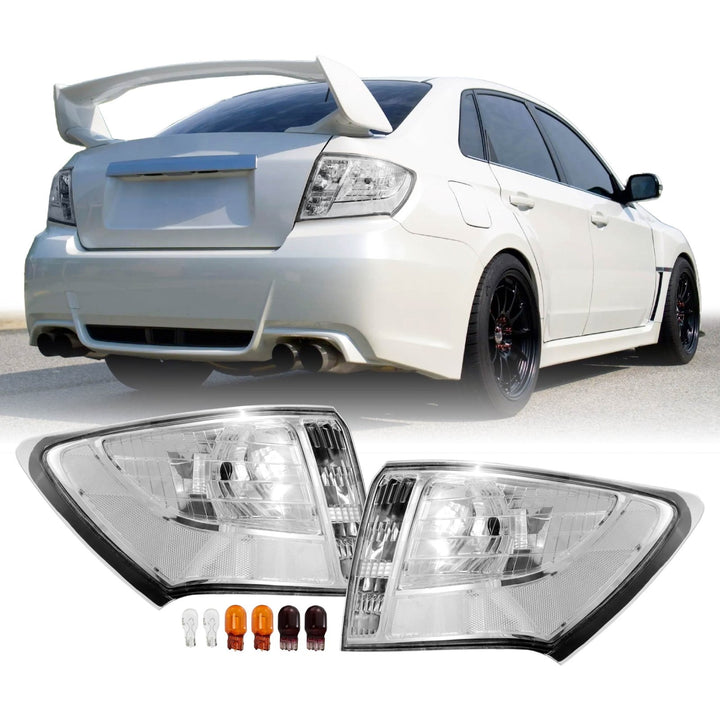 2008 - 2011 Subaru Impreza 4D Sedan & 2008 - 2014 Subaru WRX EG All Clear Lens Tail Light