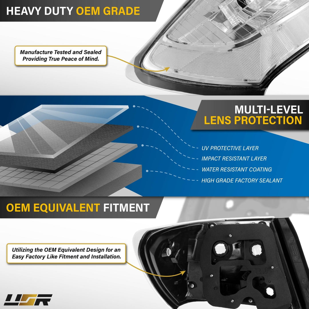 2008 - 2011 Subaru Impreza 4D Sedan & 2008 - 2014 Subaru WRX EG All Clear Lens Tail Light