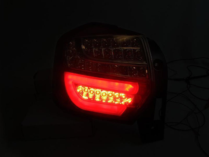 2012 - 2016 Subaru XV Crosstrek / Impreza 5D Red/Clear or Black/Smoke Rear Light Bar Full LED Tail Light