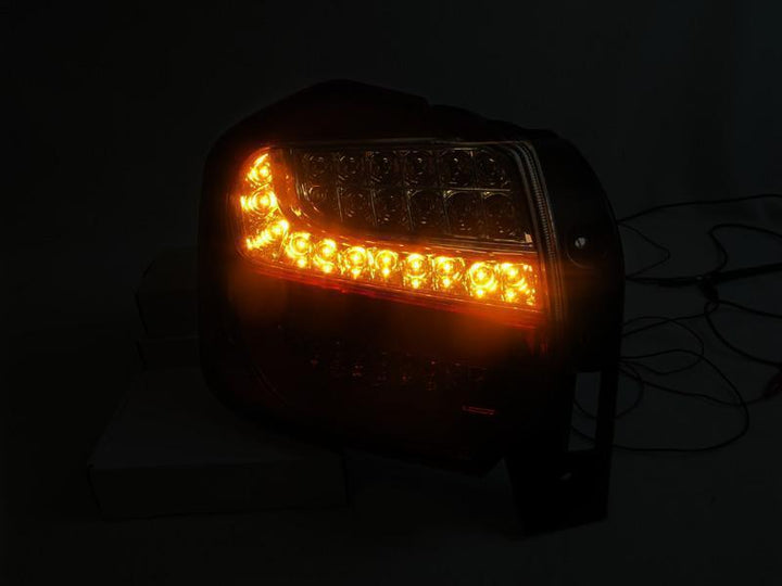 2012 - 2016 Subaru XV Crosstrek / Impreza 5D Red/Clear or Black/Smoke Rear Light Bar Full LED Tail Light