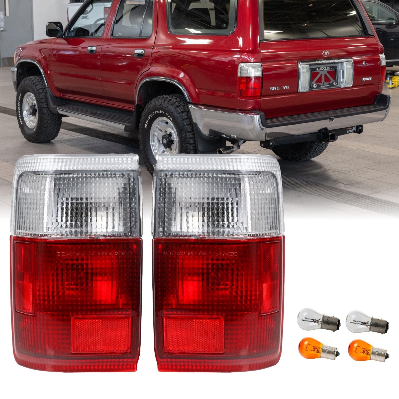 Toyota 4Runner Corner Light Set – 1992-1995 – Driver & Passenger – DOT/SAE – Jpautowholesale