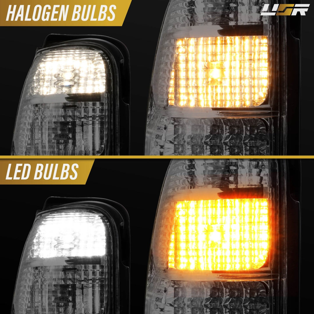 1996 1997 1998 1999 2000 2001 2002 Toyota 4Runner LED Red/Clear or Black/Smoke Lens Tail Light

#lens-color_clear-lens-led