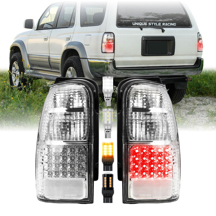 1996 1997 1998 1999 2000 2001 2002 Toyota 4Runner LED Red/Clear or Black/Smoke Lens Tail Light

#lens-color_clear-lens-led