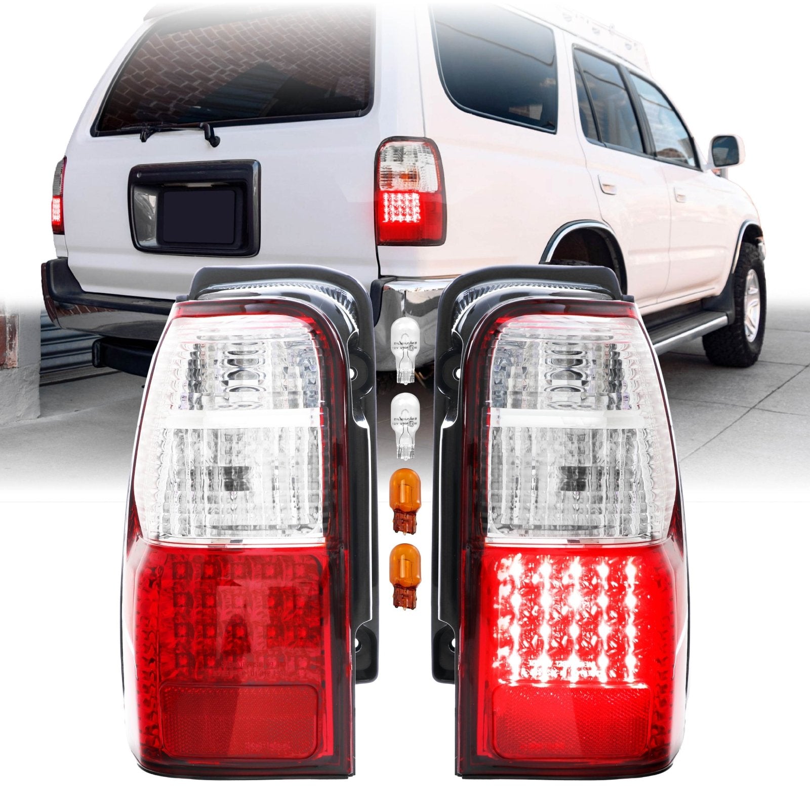 1996-2002 Toyota 4Runner All Clear, Red/Clear, or Smoke Lens LED